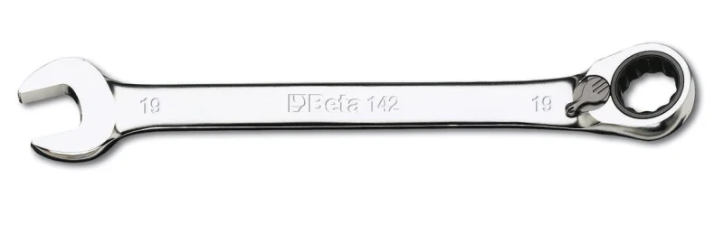 Llave combinada BETA con carraca reversible, 12 mm