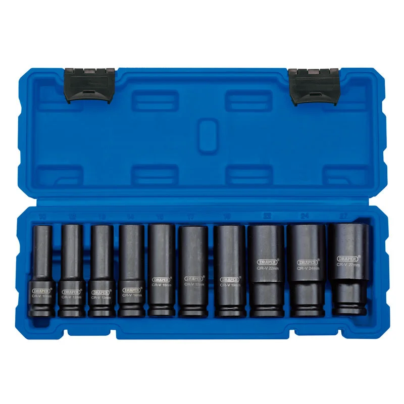 Juego de vasos de impacto DRAPER 10 piezas