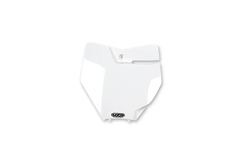 Portanúmeros delantero UFO KTM blanco KT04063-047
