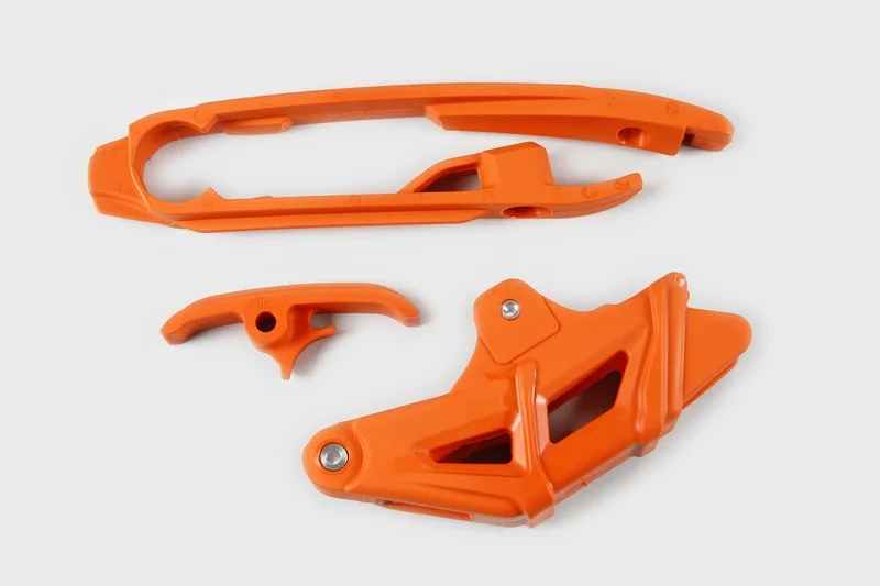 Guiacadenas + patín UFO KTM naranja KT04067-127