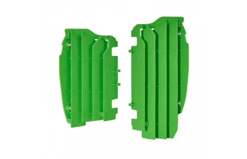 Aletines de radiador POLISPORT Kawasaki verde 8457800002