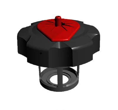 Tapón para garrafa de gasolina TUFF JUG - Negro / Rojo