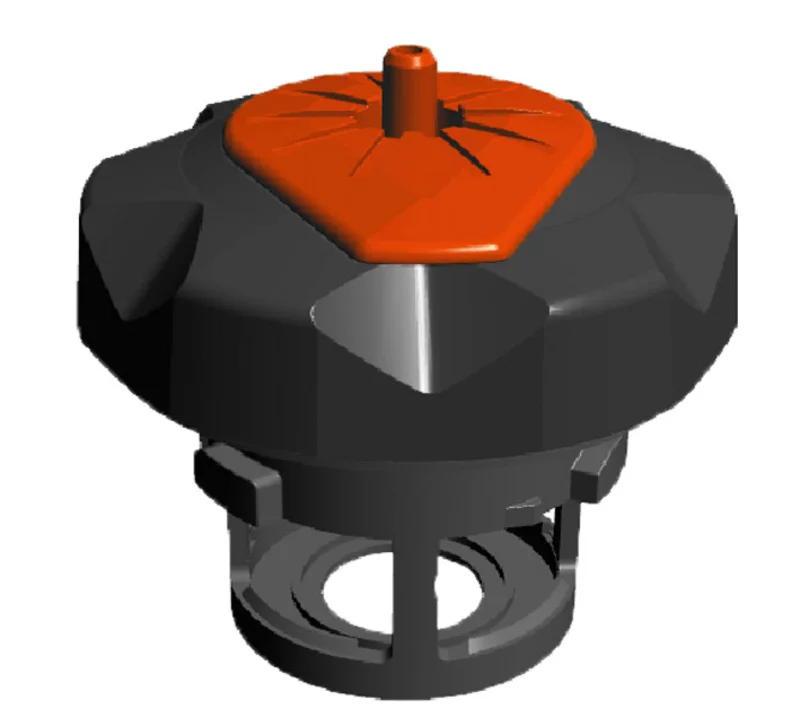 Tapón para garrafa de gasolina TUFF JUG - Negro / Naranja
