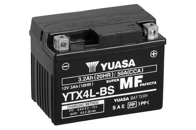 Batería YUASA YTX4L-BS Combipack (con electrolito)