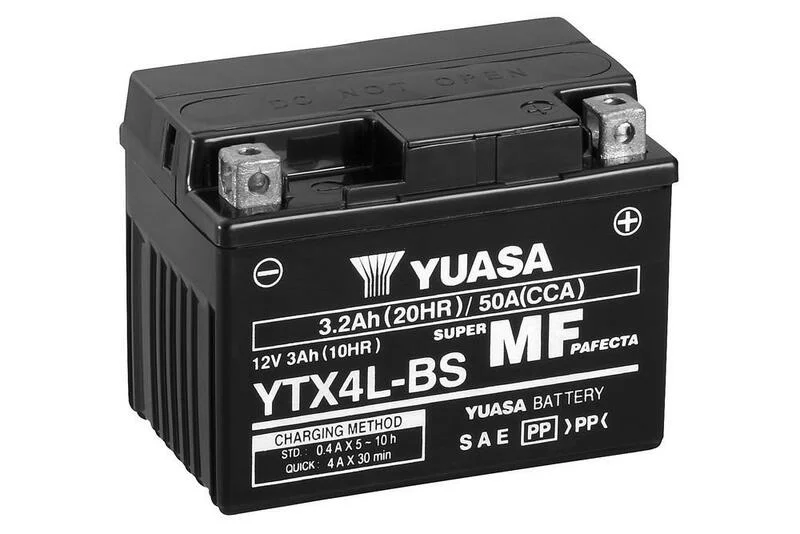 Batería YUASA YTX4L-BS Combipack (con electrolito)