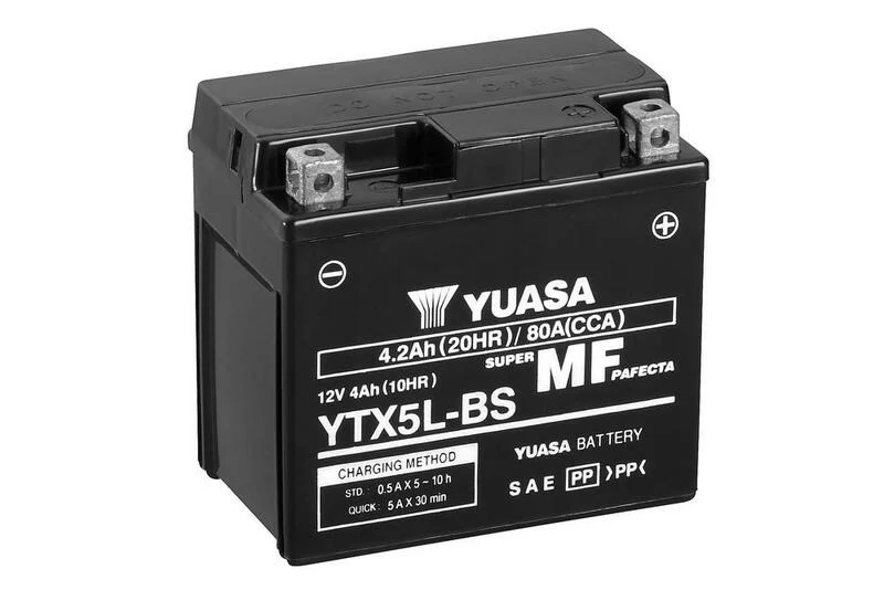 Batería YUASA YTX5L-BS Combipack (con electrolito)