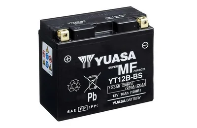 Batería YUASA YT12B-BS Combipack (con electrolito)