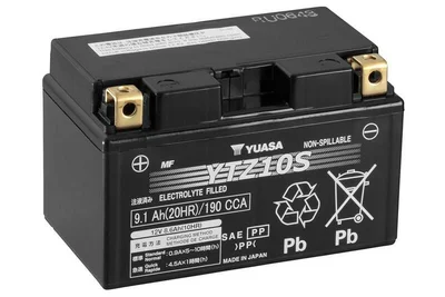 Yuasa battery YTZ10S Wet Charged (cargada y activada)