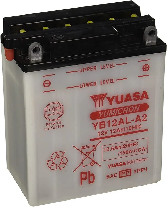 Batería YUASA YB12AL-A2 Combipack (con electrolito)
