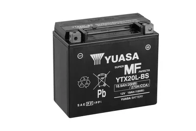 Batería YUASA YTX20L-BS Combipack (con electrolito)