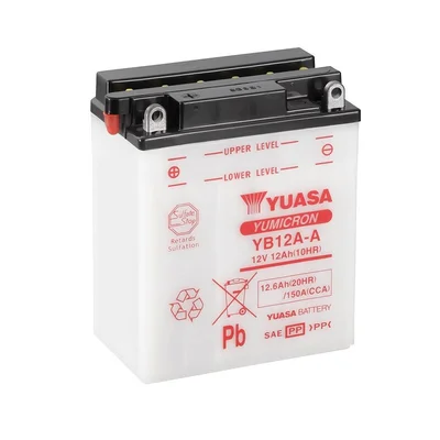 Batería YUASA YB12A-A Combipack (con electrolito)
