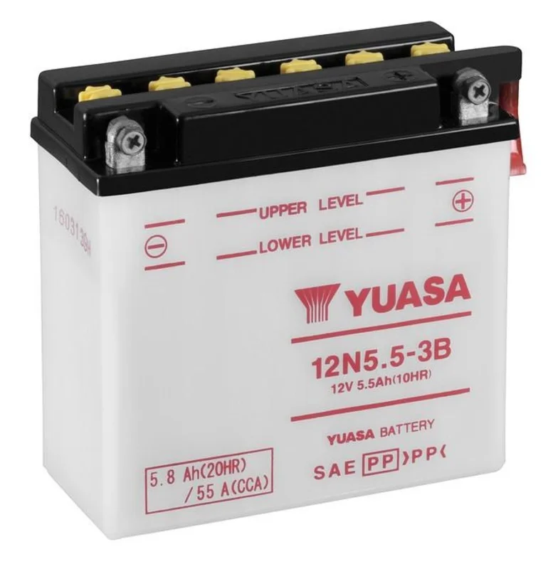 Batería YUASA 12N5.5-3B Combipack (con electrolito)
