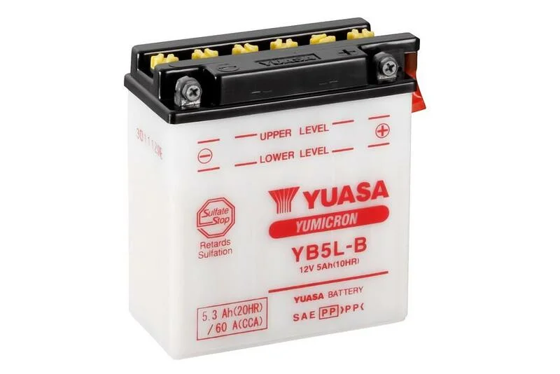 Batería YUASA YB5L-B Combipack (con electrolito)