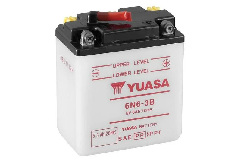 Batería YUASA 6N6-3B Dry charged (sin electrolito)