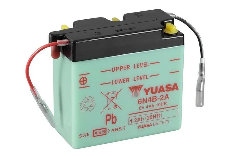 Batería YUASA 6N4B-2A Dry charged (sin electrolito)