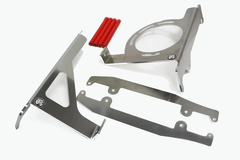 Protectores de radiador AXP aluminio/rojo Beta RR250/300