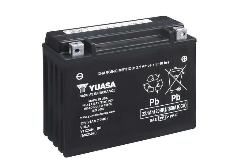 Batería YUASA YTX24HL-BS Combipack (con electrolito)