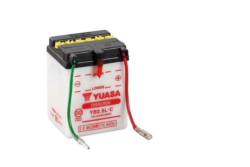 Batería YUASA YB2.5L-C Dry charged (sin electrolito)