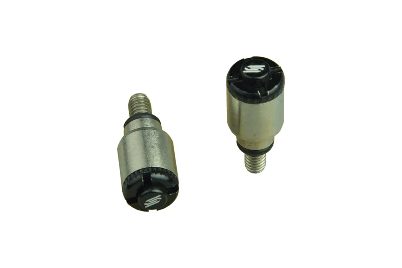 Purgadores de horquilla SCAR para horquillas WP/Marzocchi/Öhlins M4x0,7mm - Negro
