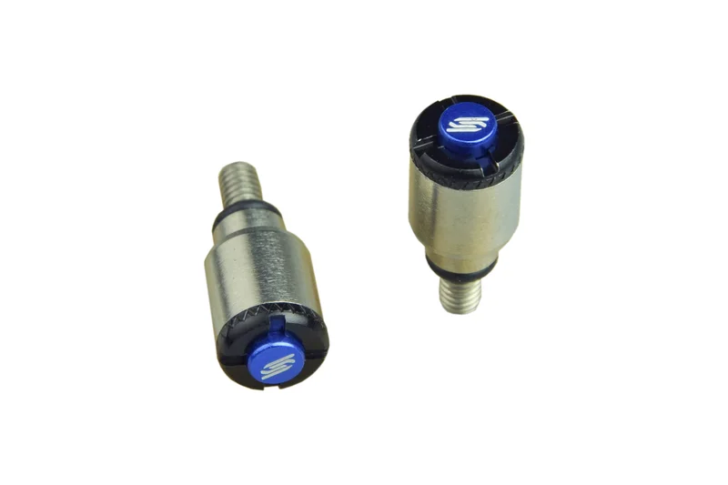 Purgadores de horquilla SCAR para horquillas WP/Marzocchi/Öhlins M4x0,7mm - Negro