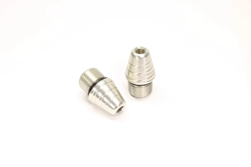 Contrapesos roscados de manillar GILLES TOOLING, plata M18x1,5 mm