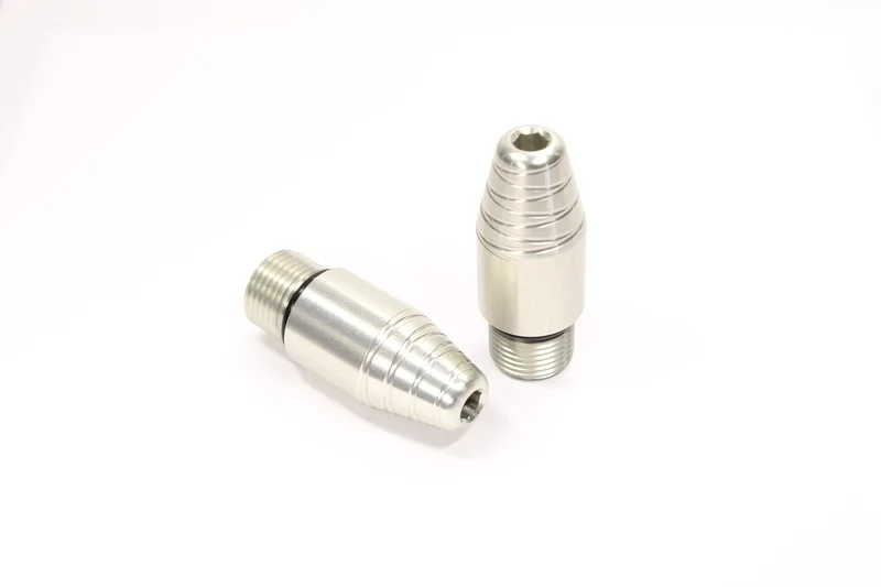 Contrapesos roscados de manillar GILLES TOOLING-2, plata