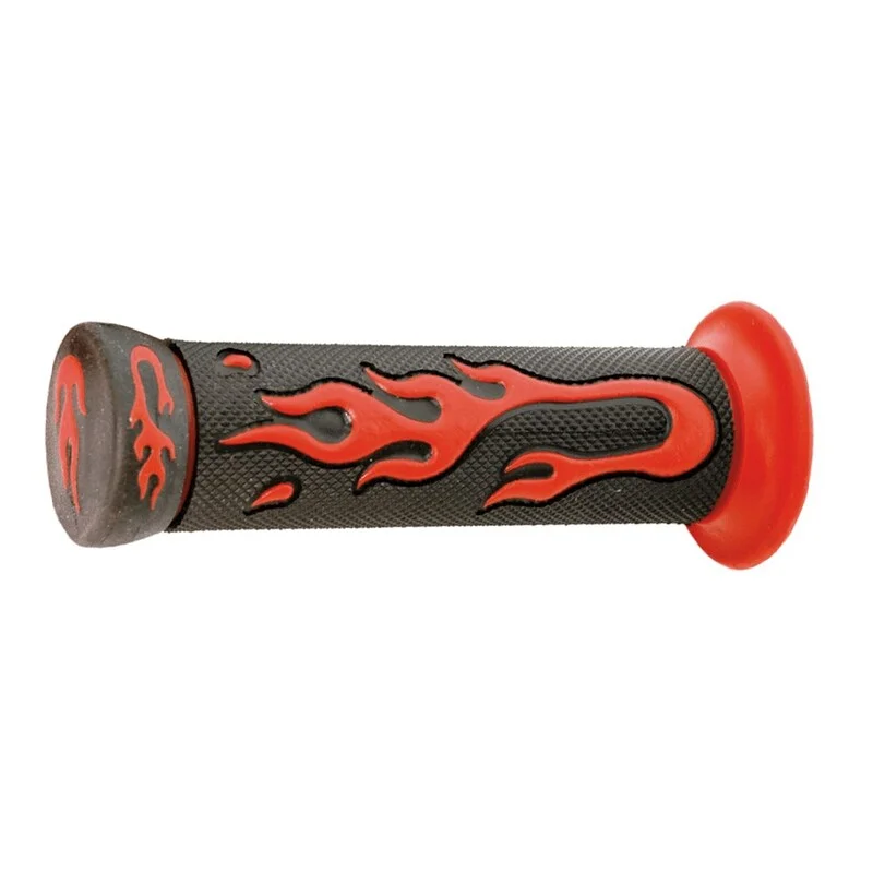 Par puños goma negro/rojo LLama V PARTS