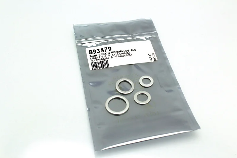 Pack 4 Arandelas Aluminio M8X12 - M10X16 - M12X18 - M14x20 P893479