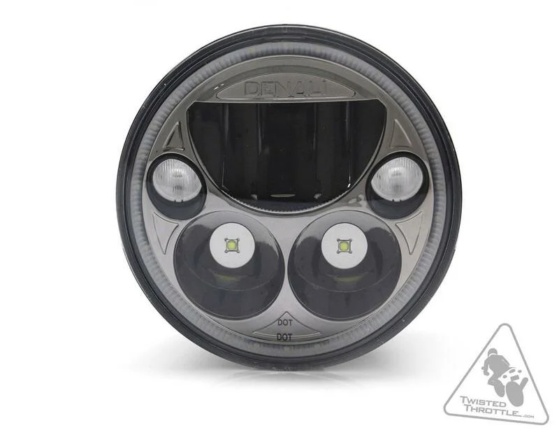 Faro LED Denali M5 Ø145mm Negro brillo