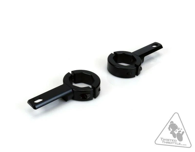 Soporte al chasis/defensas para luces Denali Ø32-38mm Color negro