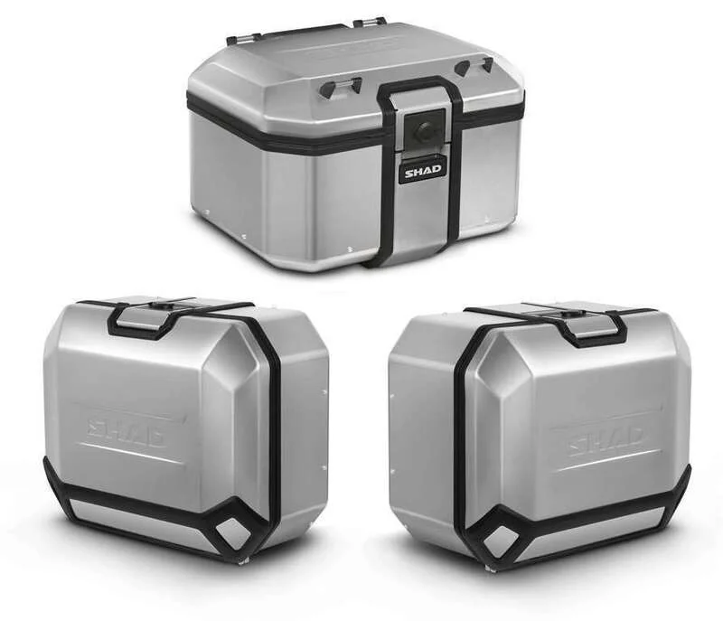 Pack maletas SHAD Terra 131L - Baúl 48L + Maleta derecha 36L + Maleta izquierda 47L