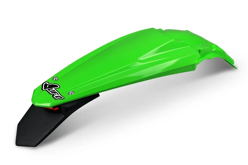Guardabarros trasero con piloto LED UFO Kawasaki verde KA04735-026