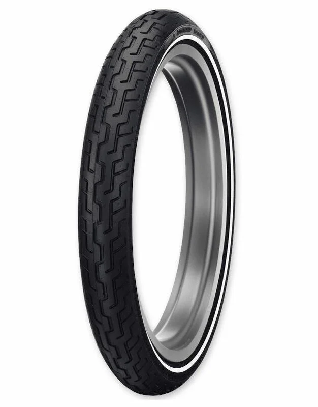Neumático DUNLOP D402F MWW (HARLEY-D) Banda blanca media MH90-21 M/C 54H TL