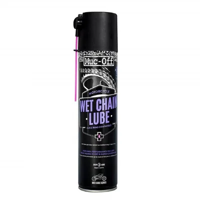 Grasa de cadena Muc-Off Wet Chain Lube Spray 400ml (para húmedo)