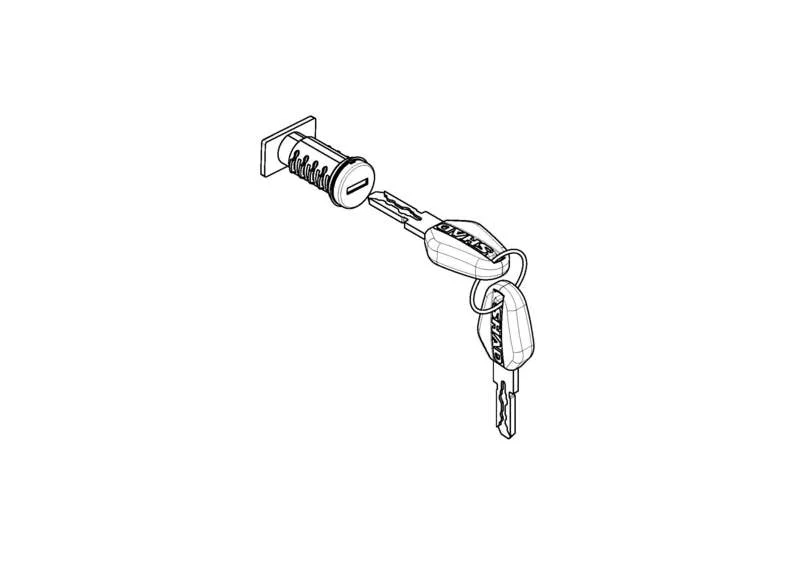 Sistema de cerradura Shad para baules Shad TR37 / TR48