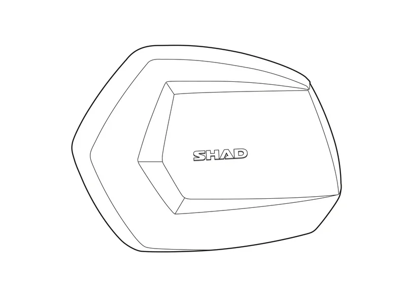 Tapa izquierda aluminio SHAD SH35