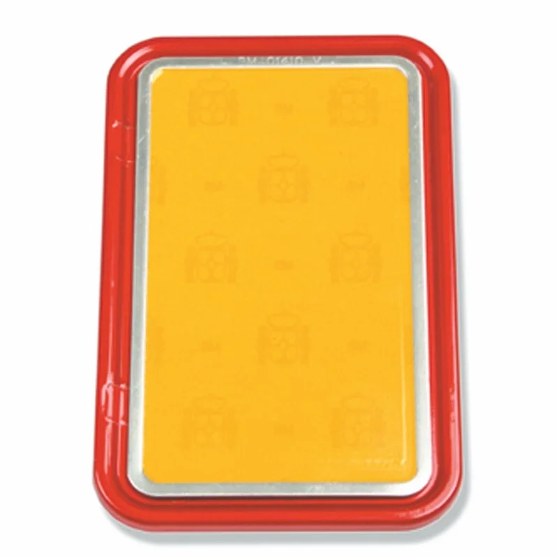Placa porta matricula scooter rojo V PARTS