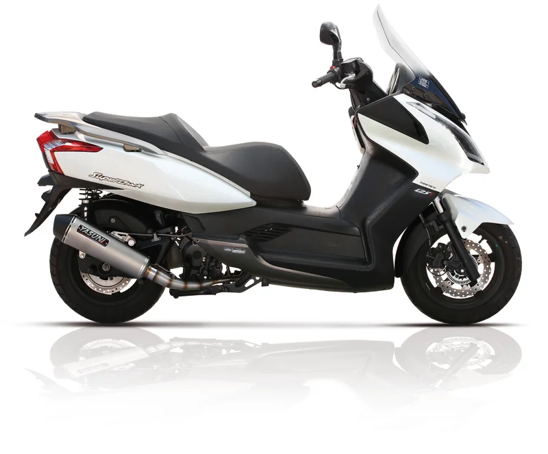 Escape homologado Yasuni 4T Silenc. Titanio Kymco Superdink 125 / Kawa J125 TUB1200