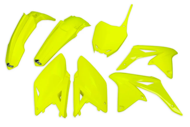 Kit plástica UFO amarillo fluor Suzuki RM-Z250