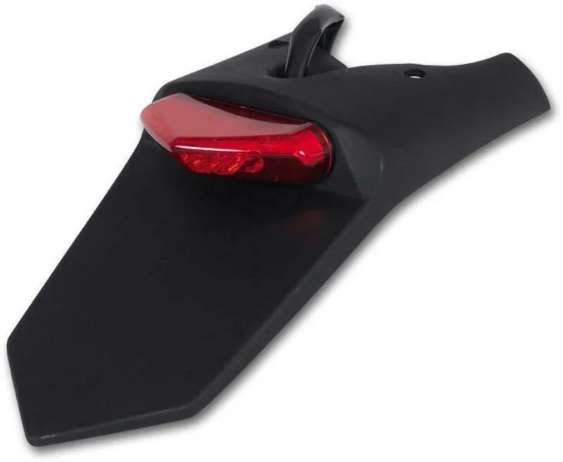 Portamatrículas UFO negro luz LED