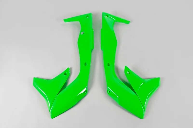 Paneles laterales radiador UFO verde fluor Kawasaki KX450F