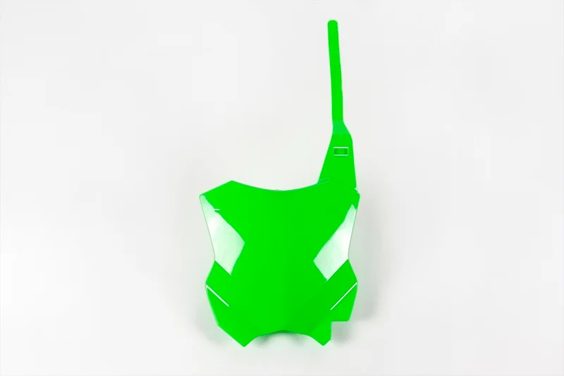 Portanúmeros delantero UFO verde fluor Kawasaki KX450F