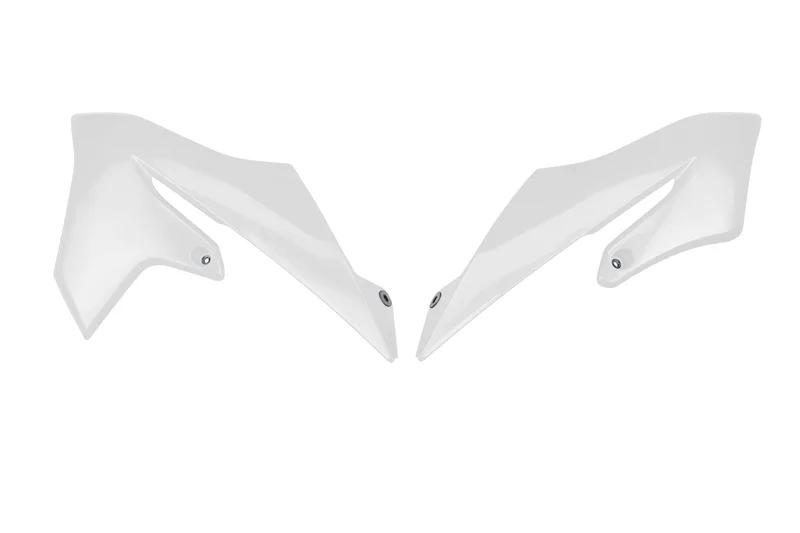 Plásticos laterales de radiador UFO blanco Yamaha YZ65