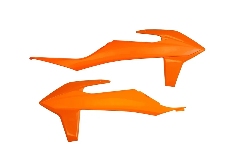 Plásticos laterales de radiador UFO naranja KTM SX/SX-F