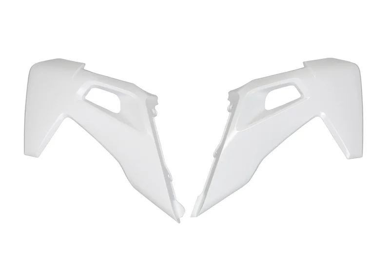 Plásticos laterales de radiador UFO blanco Husqvarna FC/TC