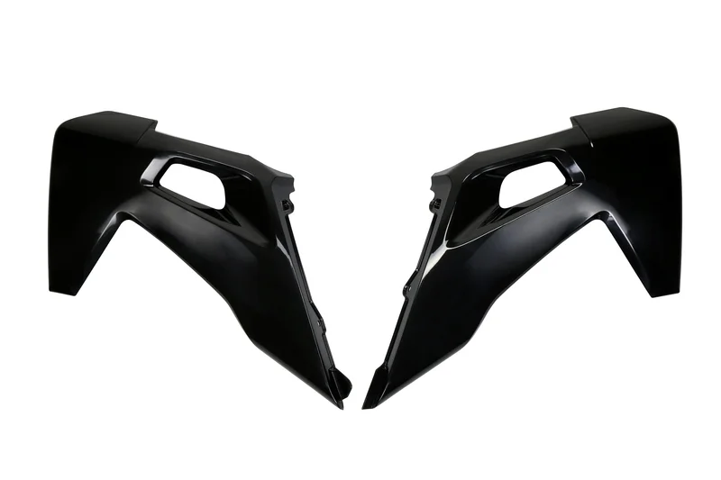 Plásticos laterales de radiador UFO negro Husqvarna FC/TC