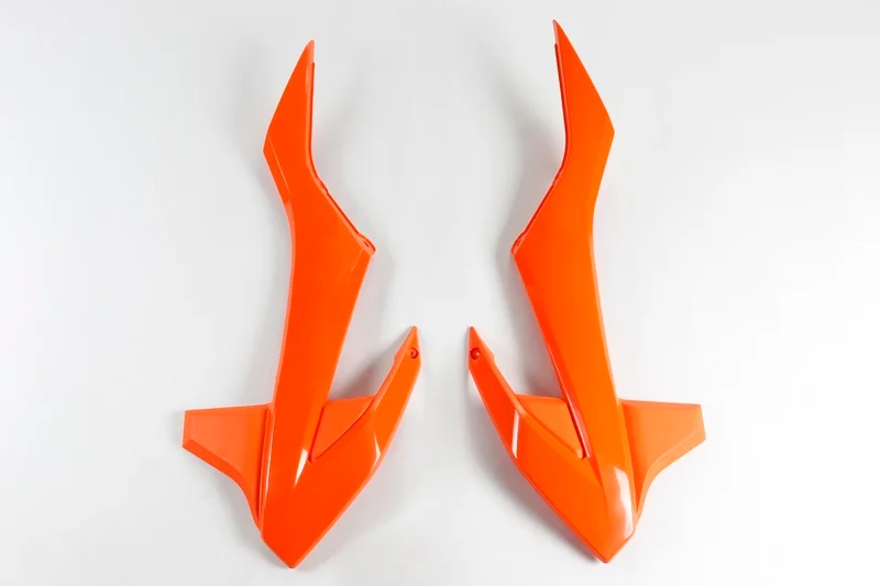 Plásticos laterales de radiador UFO naranja KTM SX85