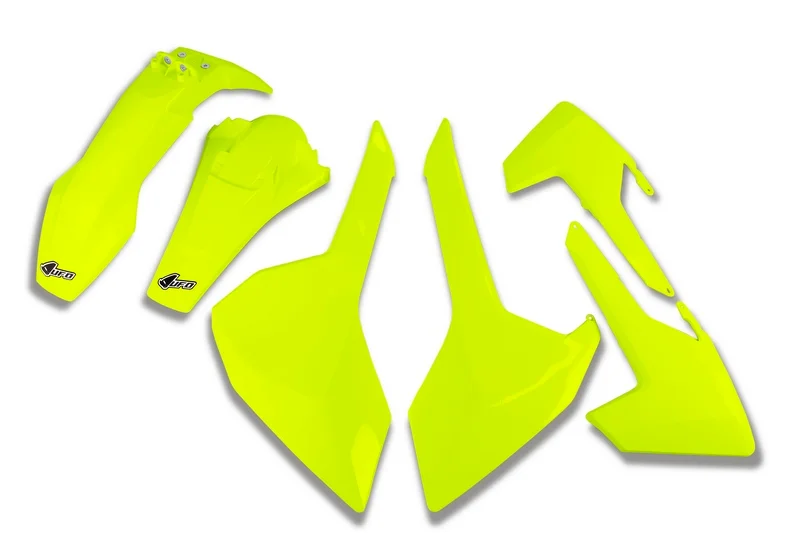 Kit plástica completo UFO Husqvarna amarillo fluor HUKIT618-DFLU