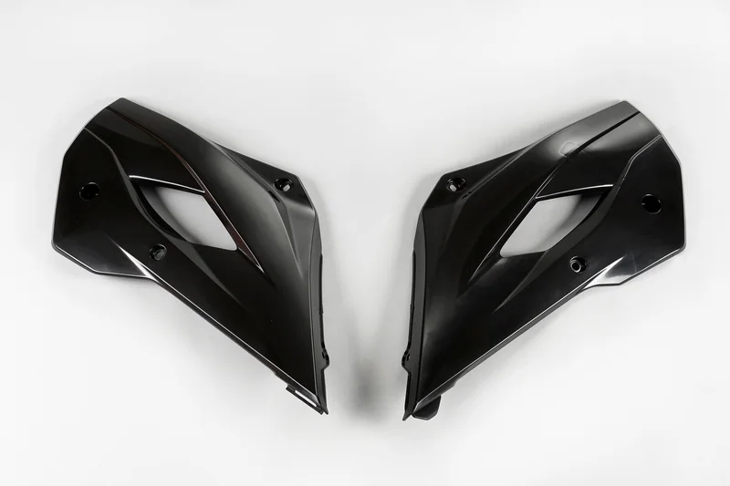 Plásticos laterales de radiador UFO negro Husqvarna TC85