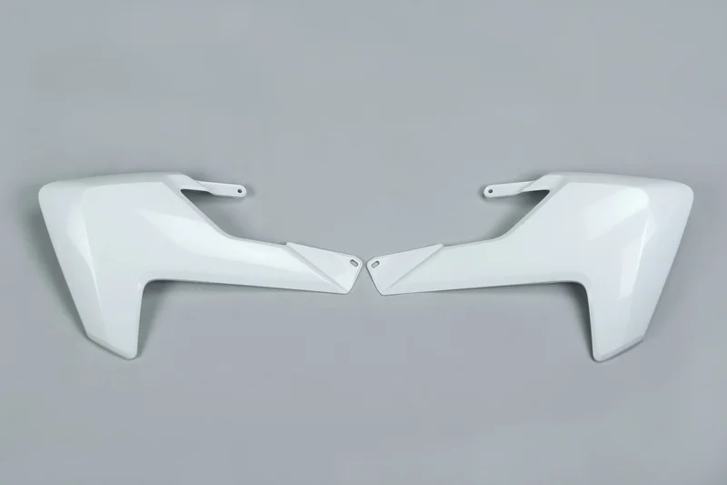 Plásticos laterales de radiador UFO blanco Husqvarna TC85